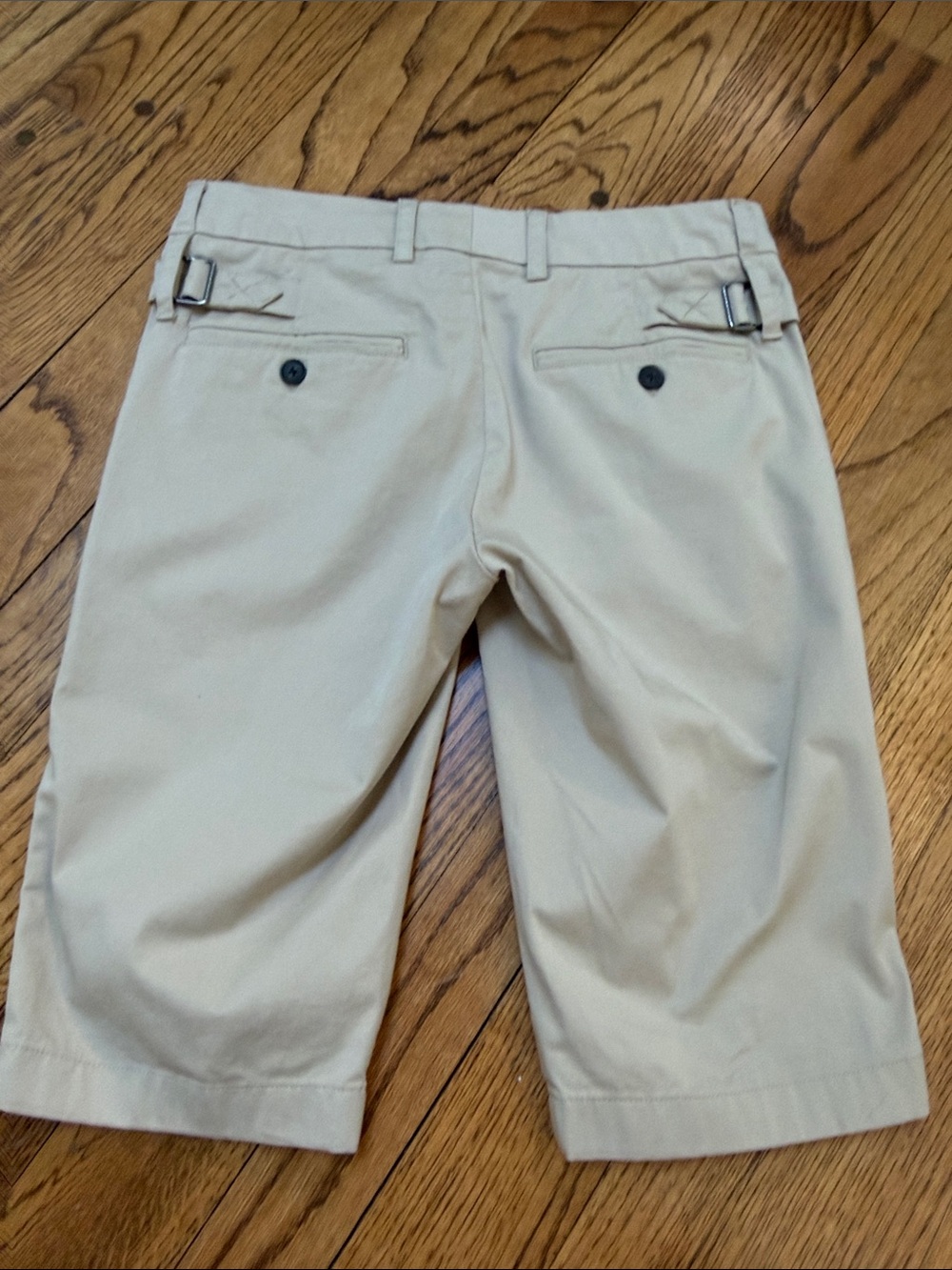 Vince sz 2 100% cotton beige long walking Bermuda shorts - Picture 7 of 8